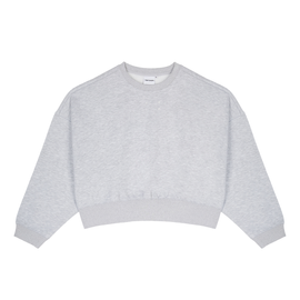 [Tripshop] TRIP LOGO CROP SWEAT SHIRT-Unisex Street Fashion Loose-Fit Brushed Cropped Sweatshirt-Made in Korea